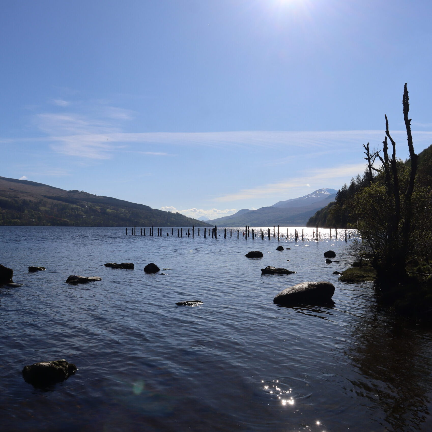 Sunny view of the Loch